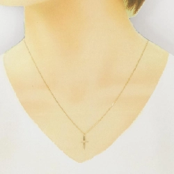 K18YG Dây chuyền hình chữ thập - Hàng hiệu Authentic 861315