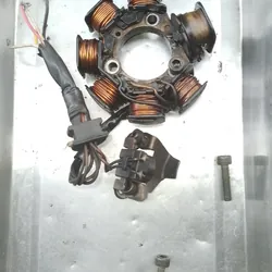 BỘ CUỘN ĐIỆN NGUỒN XE MÁY SIRIUS ĐỜI ĐẦU CÒN ZIN NGUYÊN BẢN... 