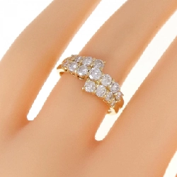 Nhẫn kim cương K18YG 1.03CT 673663