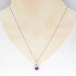Dây chuyền ruby PT900/PT850 2.139CT xuất xứ từ Myanmar - Hàng hiệu chính hãng 861457