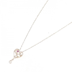 K10PG Ruby Heart Necklace - Hàng hiệu Chính hãng 863839