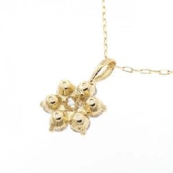 Dây chuyền kim cương hoa K18YG - Hàng hiệu chính hãng 862335