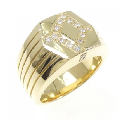 Nhẫn kim cương K18YG 0.16CT - Hàng hiệu Authentic