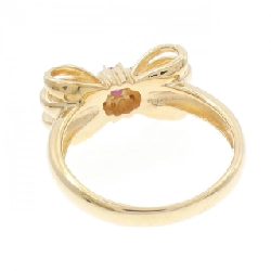 K18YG Ruy băng Nhẫn Ruby - Hàng hiệu Chính hãng 849016