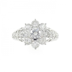 Nhẫn kim cương hoa PT900 1.00CT - Hàng hiệu Authentic 847877