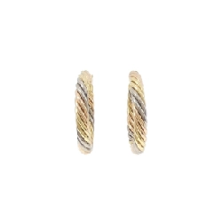 Khuyên tai ba màu K18 - Hàng hiệu chính hãng 867874