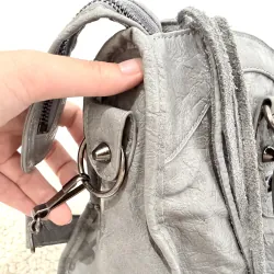 ✨ TÚI DA THẬT FORM BALEN SIÊU XINH – XÁM GHI CỰC TÂY ✨ 975923