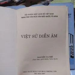 sách: Việt Sử Diễn Âm - Trung tâm văn hoá Văn Miếu Quốc Tử Giám (A1) 573201