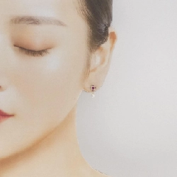 K10YG Đá màu Bông tai - Hàng hiệu Chính hãng 866584