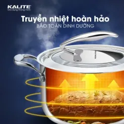 Bộ nồi nguyên khối inox 304 Tripro Kalite KL999 siêu bền 577350