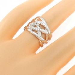 Nhẫn kim cương K18WG 0.10CT - Hàng hiệu Authentic 850738