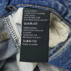 Quần jeans denim wash màu thép CELINE Margaret 2N814634R 646823