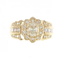 Nhẫn kim cương K18YG 0.70CT 673038