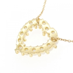 K18YG Dây chuyền ngọc trai Akoya hình trái tim - Hàng hiệu Authentic 855902