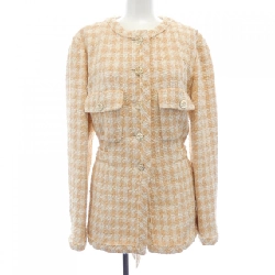 Áo khoác không cổ CHANEL P74854V66438