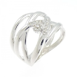 Nhẫn kim cương K18WG 0.10CT - Hàng hiệu Authentic