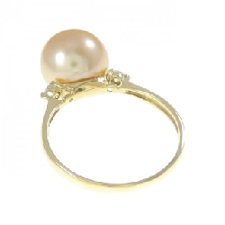 Nhẫn ngọc trai trắng K18YG 9.8mm - Hàng hiệu Authentic 850145