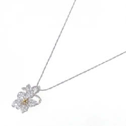 K18WG/K18YG Hoa Đá Kim Cương Dây Chuyền 1.00CT - Hàng hiệu Chính hãng 859781