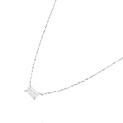 Dây chuyền kim cương PT 0.407CT E VVS2 cắt hình Emerald - Hàng hiệu Chính hãng 880473