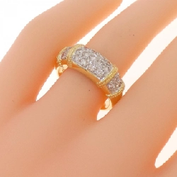Nhẫn kim cương Pavé K18YG/K18WG 0.60CT 669156