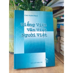 Tiếng Việt văn việt người Việt - Cao Xuân Hạo