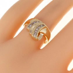 Nhẫn kim cương K18YG 0.22CT 673296