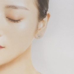 K10WG Bông tai hình trái tim kim cương - Hàng hiệu Chính hãng 867528