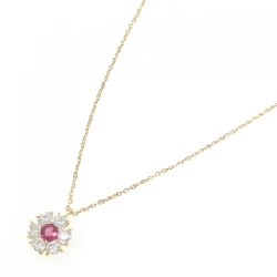 K18YG Dây chuyền Ruby 0.49CT - Hàng hiệu Chính hãng 861313