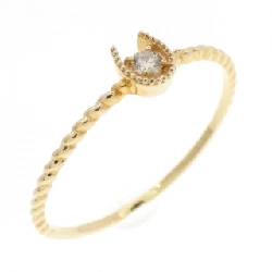 【Sản phẩm mới】Nhẫn kim cương hình móng ngựa K18YG 0.03CT