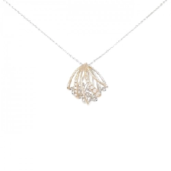 Dây chuyền kim cương PT900/K18PG/PT850 0.37CT - Hàng hiệu Chính hãng 860734