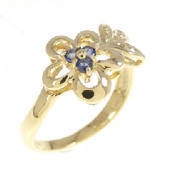 Nhẫn Sapphire K18YG hoa