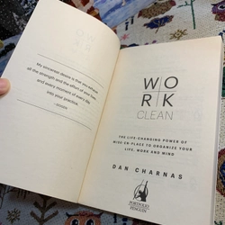 Sách ngoại văn Work Clean - Dan Charnas, Mới, Freeship 332145