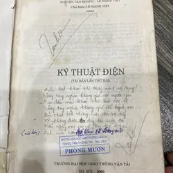 SÁCH KỸ THUẬT ĐIỆN ĐH GTVT NĂM 2000**TẶNG QUÀ 0Đ + FREESHIP 606463