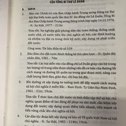 Tổng bí thư Lê Duẩn - Thư mục và tác phẩm chọn lọc 706332