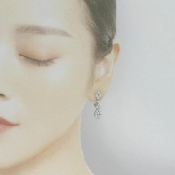 Bông tai kim cương 750WG/K14WG 1.85CT - Hàng hiệu Chính hãng 878526