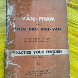 VĂN PHẠM VÀ LUYỆN DỊCH ANH VĂN II- một nhóm giáo sư
