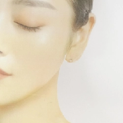 K18PG Bông tai hình trái tim kim cương 0.04CT - Hàng hiệu Chính hãng 870229