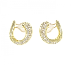 K18YG Bông tai/Khuyên tai kim cương 0.90CT - Hàng hiệu Chính hãng