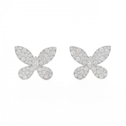 Bông tai bướm Pavé Graph - Hàng hiệu Authentic