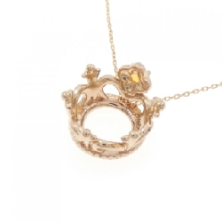 K18PG Vương miện Citrine Dây chuyền - Hàng hiệu Chính hãng 857644