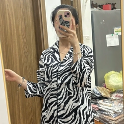 Pijama lụa dài tay 454827