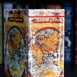 Hộp khăn giấy hình cuốn sách cổ (Mẫu Bản Đồ Thế Giới Cổ “Typus Orbis Terrarum”) 497110
