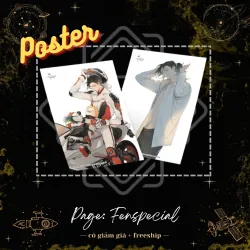 Chỉ Phụ Kiện: 2 Poster - Sói Đầu Đàn Và Cún Nhỏ - Tập 2 - Fenspecial 977388