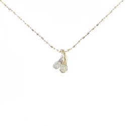 K18YG/PT Dây chuyền kim cương 0.261CT - Hàng hiệu Chính hãng