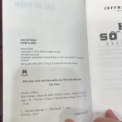 Hai số phận Kane & Abel : Jeffey Archer  1040065