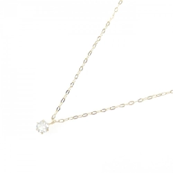 K18YG Solitaire Dây chuyền kim cương 0.17CT - Hàng hiệu Chính hãng 858703