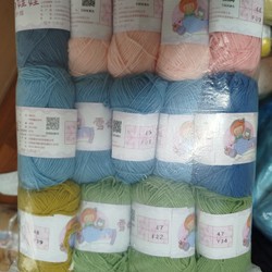 Len baby yarn 40g nhiều màu 145286