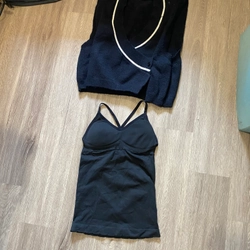 Combo 4 món gồm 1 set , 1 đầm 1 len gile  461764