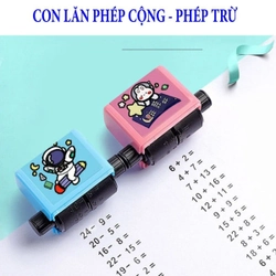 Máy in con lăn tạo phép tính CỘNG ,TRỪ cho bé học toán .