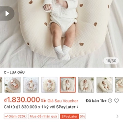 Gối chống trào ngược cho bé Rototo Bebe cao cấp nhập khẩu chính hãng Hàn Quốc  534188